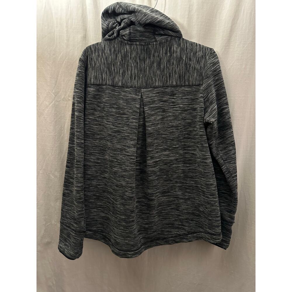 Mountain Hardwear Womens Fleece Hoodie Jacket Snap Buttons Heather Gray Large - Picture 4 of 11